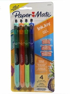 Paper Mate InkJoy Gel Pens - Tropical Colors (4 Pack)